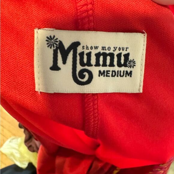 Revolve Show Me Your MuMu Rascal Romper in Red Paisley Fabric - Picture 3 of 5